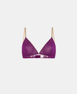 Reggiseno Amethist In Jersey Lurex - Ciclamino