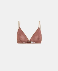 Reggiseno Amethist In Jersey Lurex - Terracotta