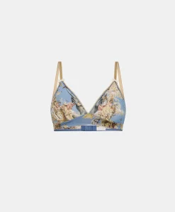 Reggiseno Tutu In Nylon Stampato - Ceruleo Multicolor