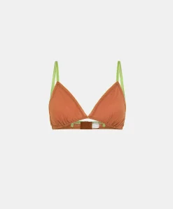 Reggiseno Vipera Con Voile Di Cotone - Coccio
