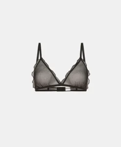 Reggiseno Vipera In Tulle - Nero