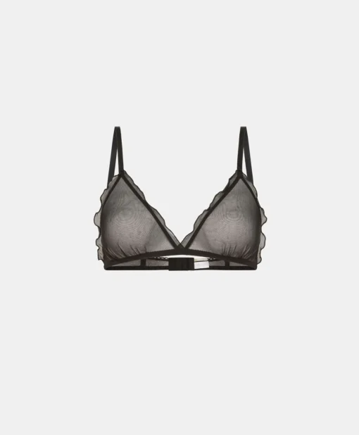 Reggiseno Vipera In Tulle - Nero