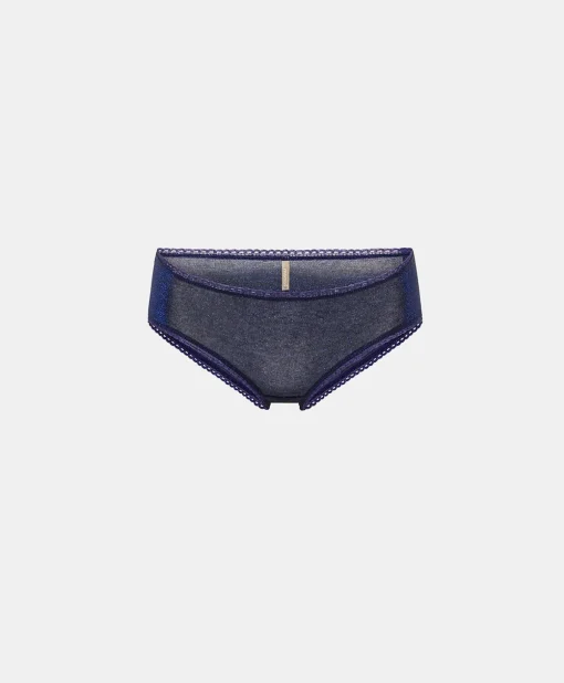 Slip Amaca In Jersey Lurex - Bluette