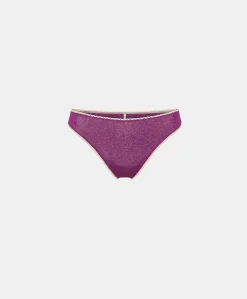 Slip Arca In Jersey Lurex - Ciclamino