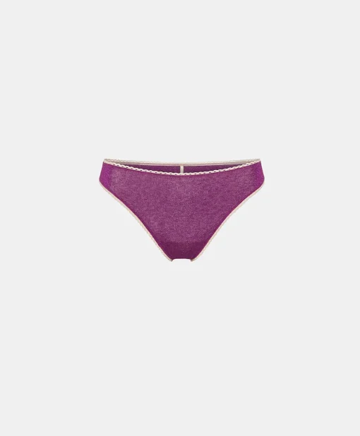 Slip Arca In Jersey Lurex - Ciclamino