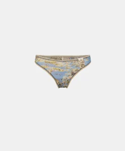 Slip Arca In Nylon Stampato - Ceruleo Multicolor
