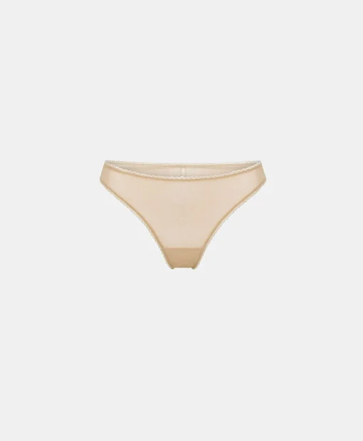 Slip Arca In Tulle - Carne