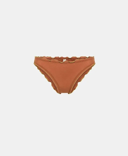 Slip Vespa Con Voile Di Cotone - Coccio