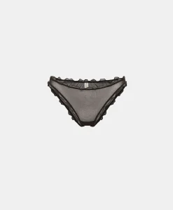 Slip Vespa In Tulle - Nero