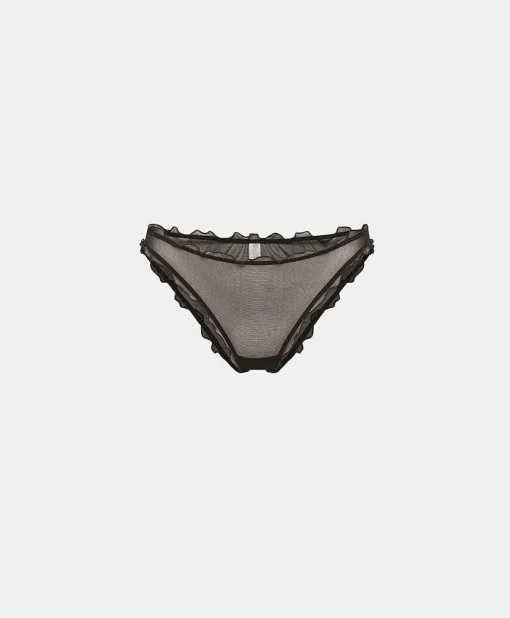Slip Vespa In Tulle - Nero
