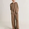 Thirt Iora In Jersey Lurex - Fango