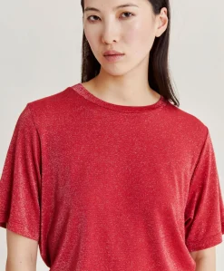 Thirt Iora In Jersey Lurex - Magenta