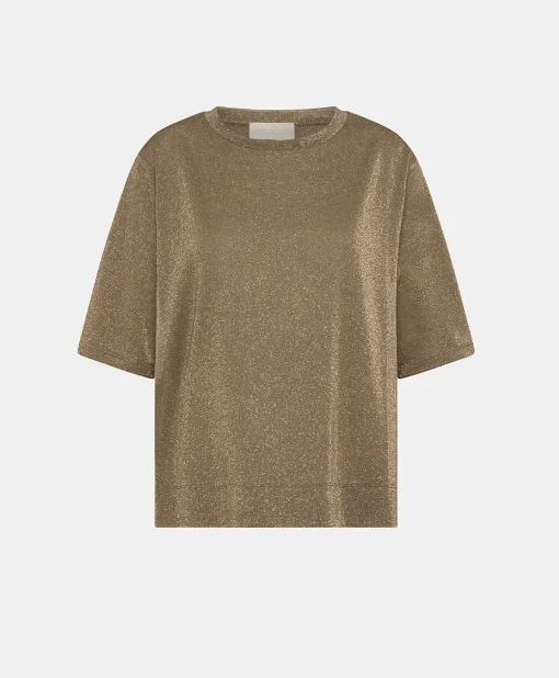 Thirt Iora In Jersey Lurex - Fango