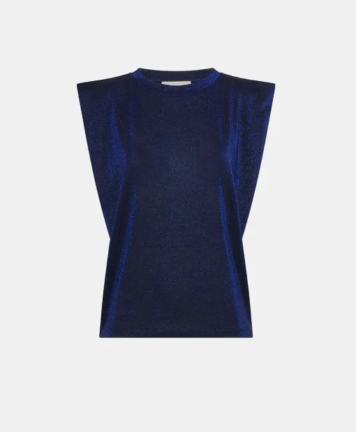 Tshirt Enna In Jersey Lurex - Bluette