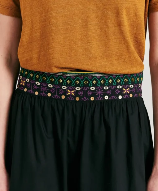 Tshirt Nancy In Jersey Lino - Caramello