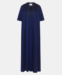 Vestito Altamura In Jersey Lurex - Bluette
