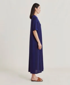Vestito Altamura In Jersey Lurex - Bluette
