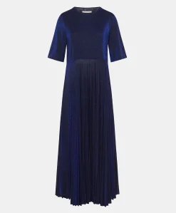 Vestito Amalia In Jersey Lurex - Bluette