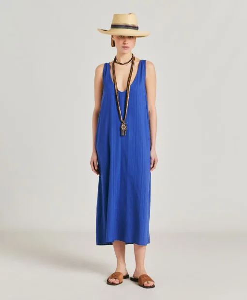 Vestito Cataria In Garza - Bluette