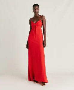 Vestito Jolie In Acetato Seta - Azalea
