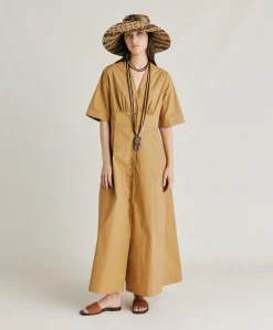 Vestito Martinella In Popeline - Sabbia
