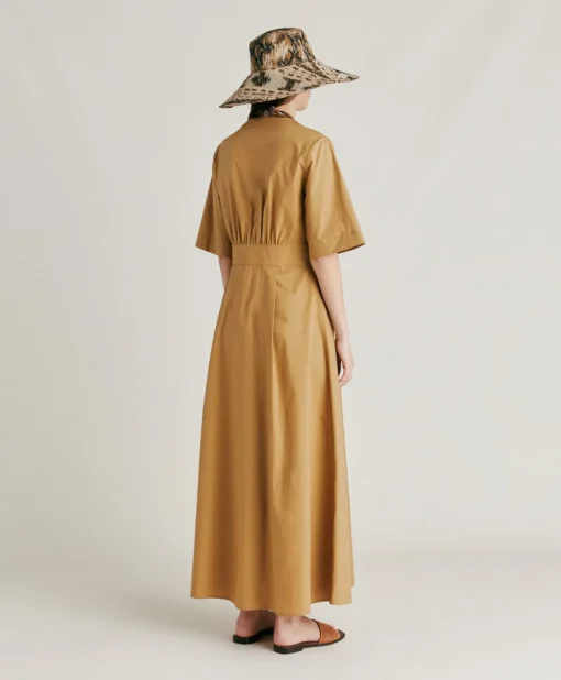 Vestito Martinella In Popeline - Sabbia