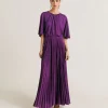 Vestito Paradisu In Jersey Lurex - Ciclamino
