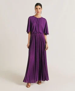 Vestito Paradisu In Jersey Lurex - Ciclamino